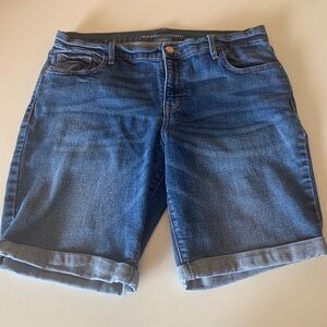 Old Navy Rolled Cuff Jean Bermuda Shorts